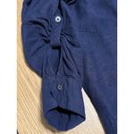 Tommy Bahama  Shirt Dress Button Linen Blend Navy‎ Beach Travel Cruise Vacation Photo 6