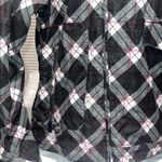 Burton  Black and White Plaid Ski Jacket Photo 3