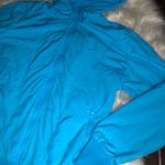 Nike The athletic depart. turquoise hooded windbreaker Photo 2