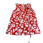 Mango  red floral tank Photo 1