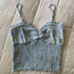Wild Fable  Blue and White Lemon Tank Top Photo 0