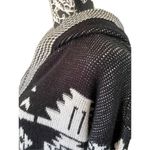 Pink Rose  Hooded Cardigan Sweater Aztec Geometric School Photo 5