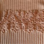 Karl Lagerfeld  Women XL Pullover Sweater Blush Lace Accents Ribbed Stretch Photo 5