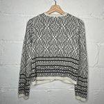 Joie  Women's Linen Cotton Blend Knit Jacolyn Zip Up Sweater Blazer Size Small Photo 2