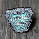 I love you 3000 Iron Man pin Silver Photo 1
