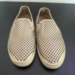 Tory Burch Jesse Gold Metallic Laser Cut Perforated Leather Slip On Shoes Sz 6.5 Photo 6