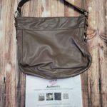 Coach “Zoe" Brown Leather Hobo Satchel Photo 8