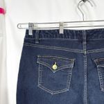 d. Jeans Plus Size 18W Denim Shorts Dark Wash Blue Bermuda Shorts 11 Inch 994 Photo 6