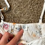 Hollister  Floral White Tank Top Photo 1