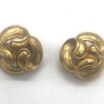 Oscar de la Renta  Vintage Swirl clip on Earrings Photo 2