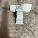 Joie  Cashmere Hooded Cardigan Small Waterfall Open Front Sleeveless Beige Soft Photo 4