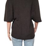 charcoal short sleeve bat wing knit jumper top M Black Size M Photo 3
