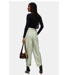 Topshop NWT  Chino Pants With Roll Hem Mint Green Photo 2