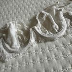 Victoria's Secret Victoria’s Secret Vtg Y2K White Lace Bra Sz 32B Underwire Unlined Photo 13