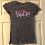 KU University of Kansas Jayhawk Burnout Tshirt Medium Photo 0