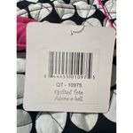 Buckhead Betties Adore-A-Ball Quilted Tote Bag With Pink Trim Green Lining NWT Photo 5