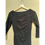 Free People Intimately By  Ruched Black Bodycon Dress Size Medium‎ Large M/L Sexy Photo 3