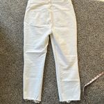 Paige  Cindy Crop white Stretch Jeans, Size 31 Petite, Like New Condition Photo 7