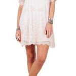 Raga NEW Womens Sheer Mini T-Shirt Dress Coverup Size Large Photo 0