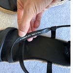 Vince  Smith Padded Leather Strappy Sandals in Black Size 6.5 Photo 4