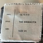 Current/Elliott Current Elliott Mamacita Black Wash Denim Jeans size 25 Photo 8