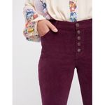 Free People  Reagan Raw Jean Cord in Eggplant Photo 2