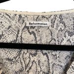 Reformation New  Eliana Top In Snakeskin Photo 5