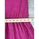 TRADLANDS Pink Cactus Blossom Nico Dress Size XS Tiered Oversize‎ Tencel Linen Photo 5