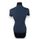 Tommy Hilfiger Vintage  Ribbed Tee Shirt Womens Medium Navy‎ Blue Photo 1