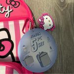 NWT Hello Kitty Backpack 5 Pcs Lunch Bag Carabiner Water Bottle Key Chain Sanrio Pink Photo 2