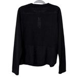 Sanctuary Long Sleeve Knot Detail Sweater Tee Pullover Black NWT Medium Photo 4