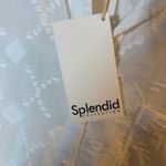 Splendid  Collection Women's White Button Down Top Sleeveless Tie‎ Front Photo 2