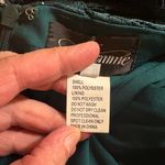 La Femme NWOT  28619 Emerald Lace Rhinestoned Halter Neck Gown Photo 8