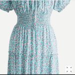 J.Crew NWT 00 Puff Sleeve Midi Dress Floral Photo 2
