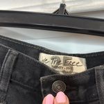 Free People Frayed Black Denim Shorts  Photo 1