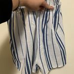 Salt And Jade Women's Havana Stripe Denim Romper woman size LARGE 100% cotton White Photo 5