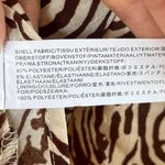 Moon River Brown And White Printed Puff Sleeve Crop Top Size S Photo 6