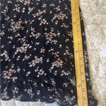 Abercrombie & Fitch  XS Navy Floral Ruffle Skirt Photo 2