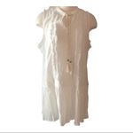 Knox Rose festival white‎ gauze boho chic dress swim cover up Photo 1
