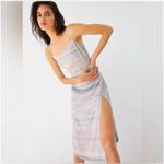 Aritzia Wilfred Affogato Pebbled Midi Slip Dress in Honey Beige Size 2 Photo 2