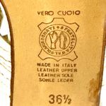 Vintage Italian Leather Tre In High Heel Pumps Size 6 EU 36.5 White Photo 7