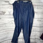 Eloquii  Elements Plus Size Paper Bag Waist Wide Leg Crop Pants 28 Photo 2