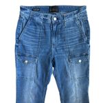 White House | Black Market High-Rise Everyday Soft Skinny Flare Jeans Blue Size 6L Photo 9