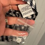 Velvet Heart  Long Sleeve Checkered Button Down Shirt -Black and White Large NWOT Photo 2