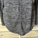 Athleta Navy Striped Breezy Split Back Athletic Top Photo 8