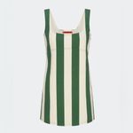 Simon Miller Sahara Striped Denim Mini Dress Green Size XS Photo 10