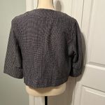 Cato Black White Open Cropped Suit Jacket Womens Size Large Office Work Business Photo 8