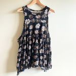Free People Womens Madison Floral Print Tank Top Dress Dark Combo Womens Size S Photo 2