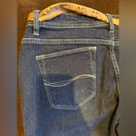 Lee Mid Rise Boot Cut Low Waist Wide Leg Blue Jeans Sz P12 Visible White Thread Photo 4