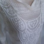 rxb / S / Ivory Crochet Lace Long Sleeve Hooded Bl White Photo 7